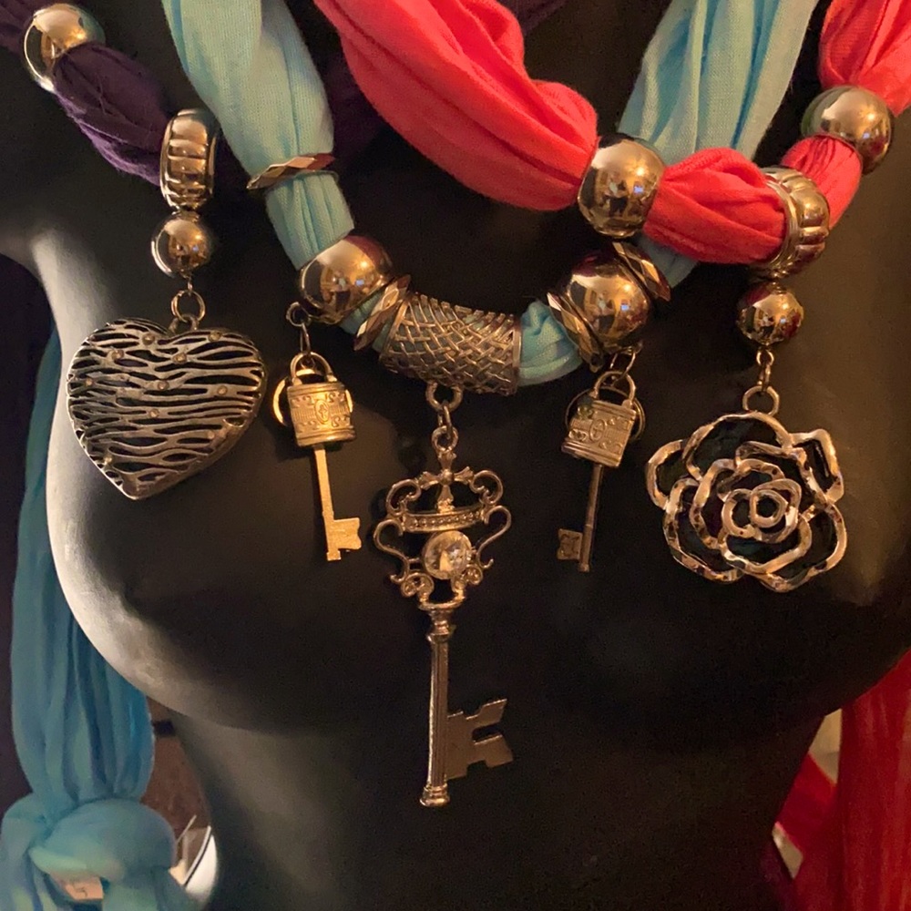 3 Jeweled Scarf Bundle